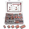 WMYCONGCONG 70 PCS Lever Nut Wire Connector Assortment Conductor Compact Wire Connectors Electrical Connectors 2/3/4/5/8 Port