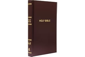 NKJV, Pew Bible, Hardcover, Burgundy, Red Letter, Comfort Print: Holy Bible, New King James Version