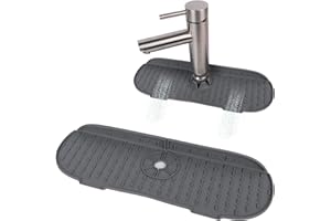 GUITTLY Silikon Wasserhahn Matte Küche, Silikon Abtropfmatte Wasserhahn, Wasserhahn Spüle Spritzschutz, spritzschutz küche wasserhahn für Küchenbadezimmer