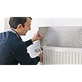 MOXVIO Heat Reflective Radiator Sheet Behind Radiator, with Extra Self-Adhesive Tapes (200cm x 50cm), Reflector Backing Panel Energy Saving Deflector Foil Sheet Heat Diverter Wall Insulator, 3mm