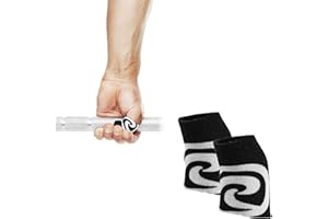 ‎REHBAND Rehband 1 x Paar Daumenbandagen Kraftsport, Hook Grip Tape Alternative, Daumen-Sleeve für Kreuzheben, Daumenschutz Crossfit & Powerlifting