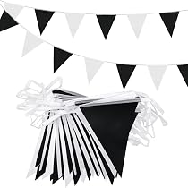 Lot De 20 Ballons Happy Birthday En Latex 30,5 Cm - Motif Nœuds Noir Et Blanc, Gonflage à L'hélium - Décoration Fête Anniversaire