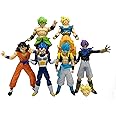 AUGEN DBZ 6 B Action Figure Limited Edition for Car Dashboard, Decoration, Cake, Office Desk & Study Table (18cm)(Pack of 6)