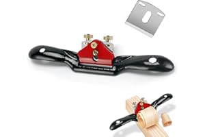 DNSHAN Wood Plane 10-Precision Wood Planer for Doors and Carpentry, Adjustable Wood Cutting Hand Planer Tools and Equipment with Replacement Blades Accessories for Wood Craft Processing DIY Model Making