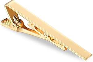 FATASH Mens Tie Clip, Stainless Steel & Minimalist Design Neck Tie Accessory, Classic Square Edge Necktie Pin for Daily Office Wear & Formal Occasions