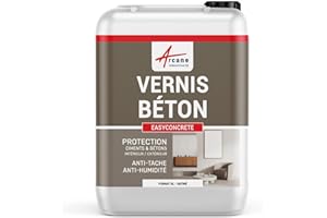 Vernis béton extérieur/intérieur, vritificateur - 5 L - Satiné - ARCANE INDUSTRIES