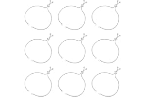 UNICRAFTALE 10 pièces 230mm Bracelets de Curseur Réglables Bracelet en Acier Inoxydable Faisant des Chaînes D'Extension de Curseur avec des Extrémités à Billes, Trou: 2.5~3mm