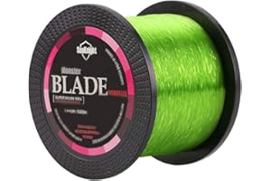 ‎SEAKNIGHT SeaKnight Blade Nylon Angelschnur Monofil Karpfen 500M/1000M Salzwasser Monofile Angelschnur Forelle 2-35LB Schwarz Weiß Blau Grün Gelb