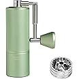 TIMEMORE C3 ESP Pro Manual Coffee Grinder Capacity 25g with CNC Stainless Steel Conical Burr Hand Grinder, Adjustable Setting, Double Bearing Positioning for Home/Travel/Camping, Gift Chestnut Green