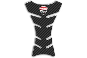 DEGONA Tankpad selbstklebend Harz 3D Tankschutz kompatibel mit Motorrad DUCATI - PD001