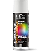 HQS Vernice Spray Acrilica RAL 7011 Grigio Ferro - Asciugatura Rapida Per Interni/Esterni, 400 Ml