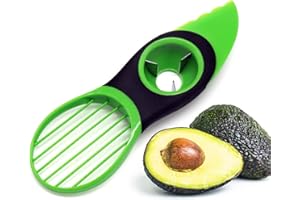 TINKBER 1 Pcs Couteau à Éplucher et Trancheur d'Avocat Multifonctionnel, Pour Outil de Cuisine Aux Fruits Kiwi Mangue