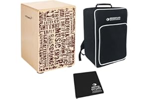 Schlagwerk CP119 X-One Styles Cajon Medium + keepdrum Gig Bag + CP-01 Pad