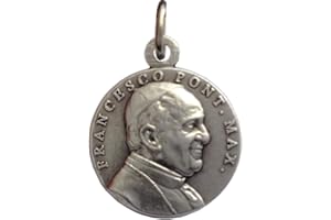 I G J Medalla de Papa Francisco y La Plaza de San Pedro - Medallas de Los Patronos