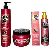 Duo Shampoing + Masque Keragold 500ml - à La Kératine Et Huile De Coco, Neuf