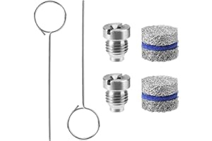 LYREH 2 Zestaw Zestawów Dyszy do Piany, Uniwersalna Dysza do Piany 1,1mm i Zestaw Siatek do Wytwarzania Piany z Narzędziami do Czyszczenia Dysza Gwintowana do Lancy Pianowej