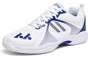 ZHENSI Chaussures De Badminton Femmes, Chaussures De Volley-Ball Et De Squash Chaussures De Terrain D'intérieur Et D'extérieur Légères Et Antidérapantes
