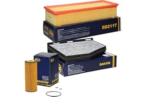 SCT Germany Inspektionspaket Wartungspaket Filterset 1 x Luftfilter 1 x Innenraumfilter mit Aktivkohle 1 x Ölfilter