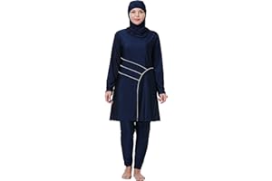 GladThink Frauen Muslime Swimwear Traditional Burkini Modest überdimensional Badeanzug