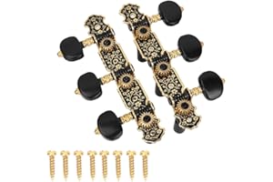 ‎BNINETEENTEAM Bnineteenteam Gitarrenstimmer Mechaniken, 1:18 Akustische Gitarrentuner langlebige Tuning -Tasten Pegs Machine Heads Ersatz 3L3R