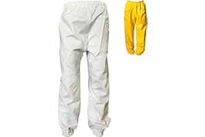 URBANSBEE Pantalon d'Apiculture pour Homme et Femme-Pantalon de Protection Anti-Piqûres d'Abeilles, Respirant/Imperméable, Confortable pour Randonnée, Montagne/Travail en Plein Air-Taille Adjustable