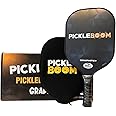 PickleBoom Graphite+ Paddle | Polypropylene Honeycomb Core | Carbon Fiber Surface | Comfortable Grip Handle | Paddle Cover with zip | USAP Approved Paddle | A Great Gift