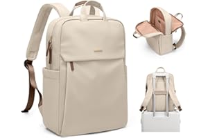 GOLF SUPAGS Mochila Portatil para Mujer Casual Mochila Viaje Mochila para Trabajo Universidad Mochila Ordenador Portatil 15.6 Pulgadas