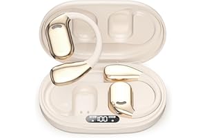 JUSJUBR AI Language Translator Earbuds with Real-Time 144 Language Translation, 3-in-1 Translator Earphones with HD Sound Quality, Long Battery Life, Ideal for Travel and Business Meetings (White)