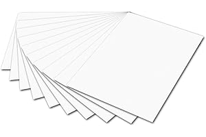 Folia Bringmann 6100 folia Pack de 10 feuilles de carton photo 300 g/m² 50 x 70 cm (Blanc) (Import Allemagne)