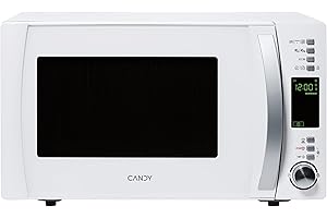 Candy CMXG25DCW - Microondas con grill y cook in app, 25 L, 40 programas automáticos, 1450 W, color blanco