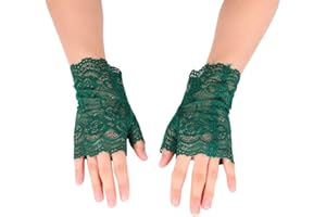 Ailan Femmes mitaines dentelle Rose sans doigts mariage danse fête gants soeur mariée mode confortable respirant décor