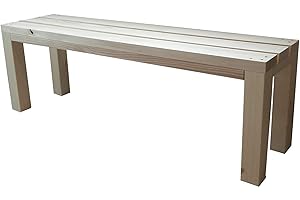 TOTAL WOOD 2012 Gartenbank Sitzbank Holzbank parkbank terrassenmobel für Innen und Außen geeignet. Nach Maß verfügbar (Classic) (120x38.5x50)