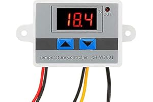 CYTGOUPER XH-W3001 Digitaler Temperaturregler Mit Fühler, Digitaler Thermostat 220V Przise Temperaturregelung Von -50 Bis 110℃, Ideal Als Temperaturschalter Für Hatching-Bereiche