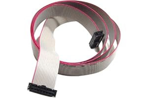 Easyricambi - Kit de connecteurs électriques pour carte Micronova Poêle à granulés, connecteur 16 pôles avec câble plat de 118 cm de long pour connexion clavier ou affichage à l'unité de commande