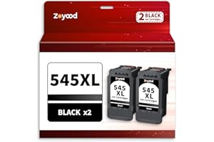 Zoyood PG545XL PG-545 Cartouche d'encre Noir Remplacement pour 545XL PG 545 XL Noir pour Canon Pixma MX495 TS3150 TS3350 MG2450 TR4550 MG2950S MG2550 MG2550S MG2555 MG2950 MG2450 TS3150 (2 Noir)