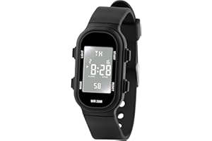 Juboos Kids Digital Watches for Boys Girls Ages 7-16, 3ATM Waterproof Sport Child Watch with Night Light, Alarm Clock, Stopwatch