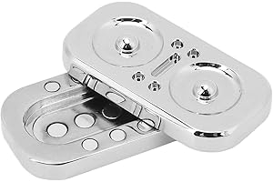 ZERODIS Fidget Slider Toy, Owl Fidget Slider Sensory Wearable Anxiety Relief Metal Guide for Add (Argent)