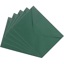 Patikil 5x7 Envelopes 50pcs A7 Size Gummed V Flap Invitation