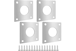 LumenTY 4 STK Vogelnistkasten Metall Schutzplatte 28mm Spechtschutz Für Nistkasten Flugloch Schutz Zubehör für Nistkasten Vogelhaus Zubehör für Nistkästen