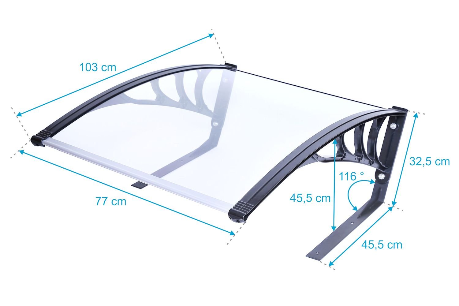 Zelsius Mähroboter Garage | 77 x 103 x 45,5 cm | Garage für Mähroboter, Überdachung für Rasenroboter, Rasenmähroboter Garage – Bild 4