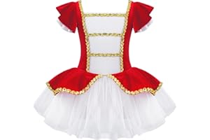 Alvivi Vestido de Danza para Niña Maillot con Tutú Ballet Leotardo Gimnasia Rítmica Vestido de Bailarina Lujo Disfraz de Fiesta Carnaval Navidad 3-16 años