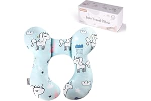 KAKIBLIN - Cuscino per il collo del bambino, per passeggino, seggiolino auto