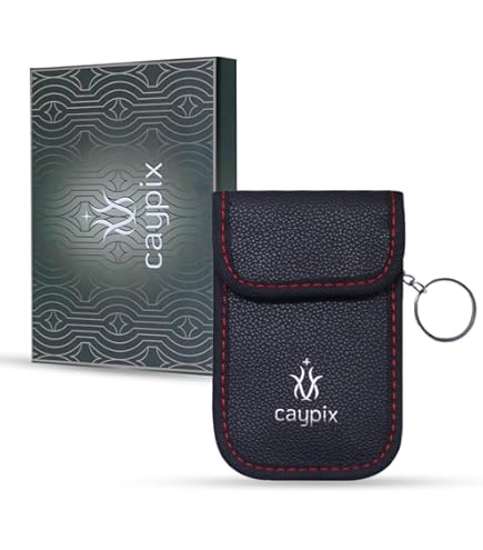Keyless Autosleutel Signaal Blocker Box - Aluminium RFID Autosleutel Tas Anti-Diefstal Faraday Pouch voor Autosleutels Anti-diefstal Kooi Keyless Protector Fob en Veilige Metalen Doos voor