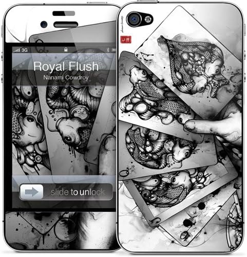 GelaSkins Protective Skin for iPhone 4 - Royal Flush