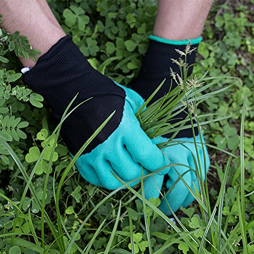 DELIPOP Garten Handschuhe mit Klauen für Graben Pflanzung, Packung mit 2 Paaren (rechts Klaue + Links Klaue) - 5