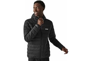 Regatta Męska męska kurtka z kapturem Marizion wodoodporna wyściełana kurtka puchowa wyściełany płaszcz (1 szt.)