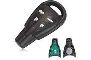 Heart Horse 433MHz Piloty zdalnego sterowania, 4 przyciski Obudowa kluczyka samochodowego kompatybilna z S-aa-b 93 95 WF kluczyków do pilotów samochodowych - ID46 7946 chipem