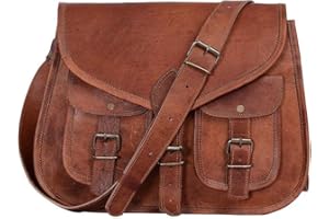 ALASKA EXPORTS - 35 cm skórzana torebka damska torba na ramię crossbody tornister damska torebka podróżna prawdziwa skóra