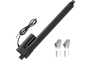Jvnvlki linjärt ställdon 12 V, 2 000 N, 300 mm lyftlängd IP65, vattentät, 8 mm/s linjär aktuator, linjär motor med monterin
