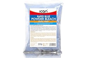 ican London Dust Free Rapid Blue Powder Bleach Hair Lightener 500gram Packet